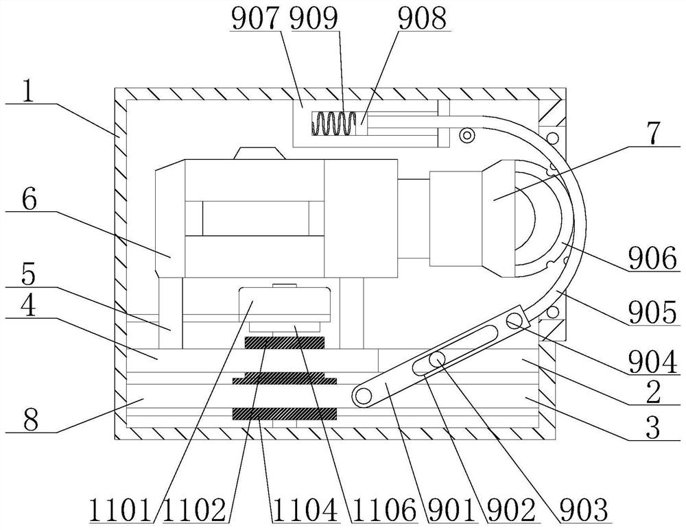 A camera protection device and installation structure for video surveillance for security monitoring