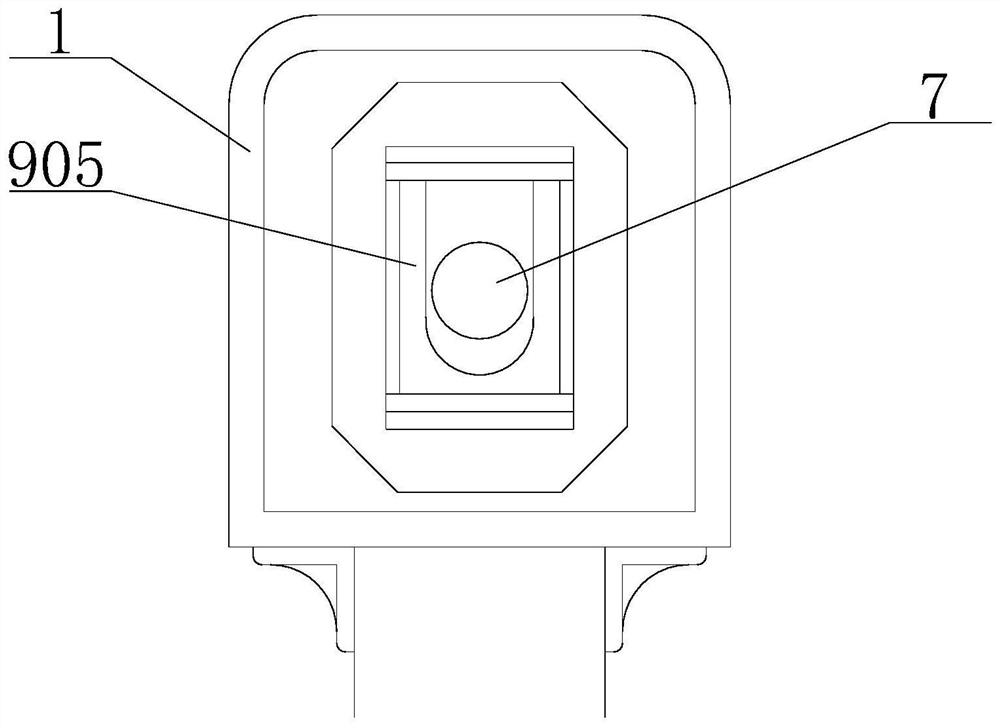 A camera protection device and installation structure for video surveillance for security monitoring