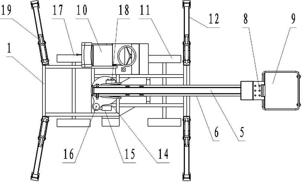 Orchard self-propelled lifting operation platform