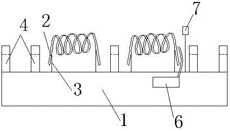 Water-cooling temperature reducing device for welding