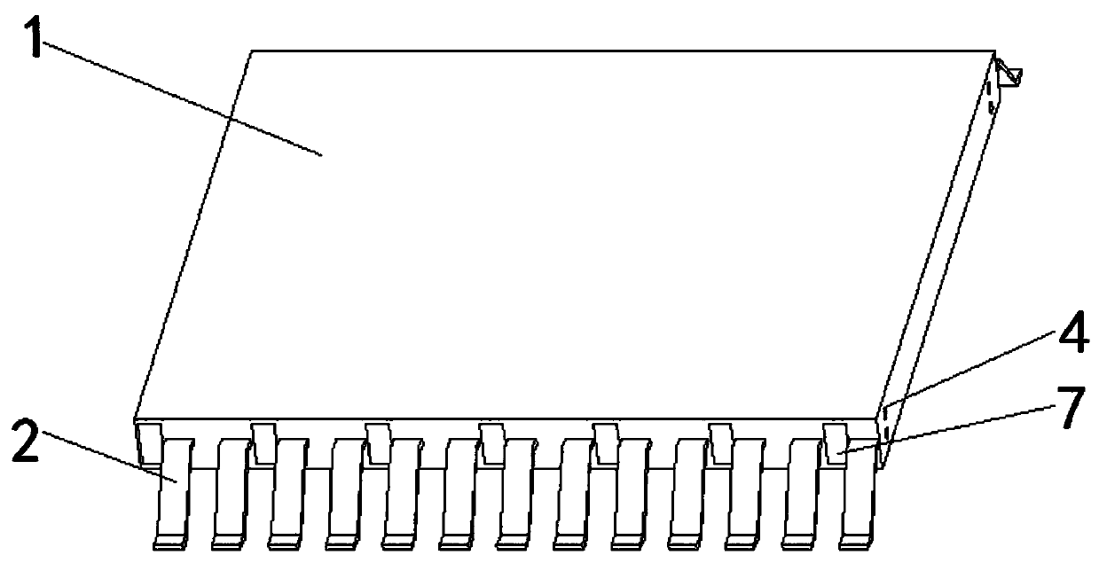 Lead-free integrated circuit chip packaging structure