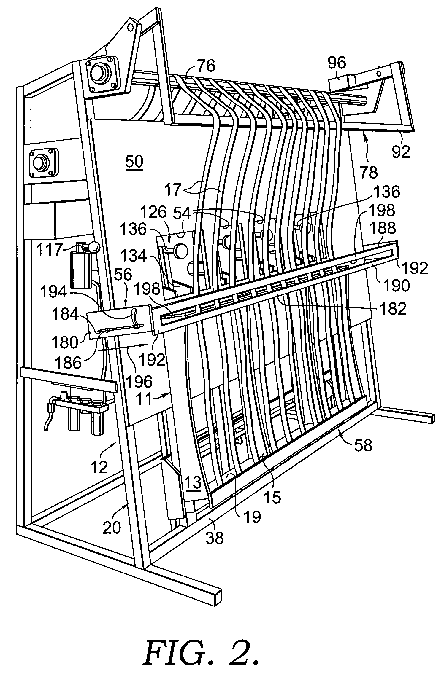 Apparatus for attaching webbing to a furniture frame