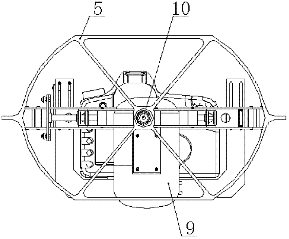 Gyroscope holder of unmanned aerial vehicle