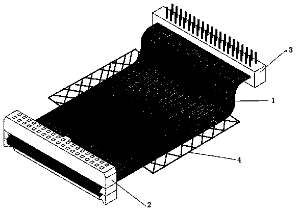 Production method for flat wire combination with high interference-resistant capability