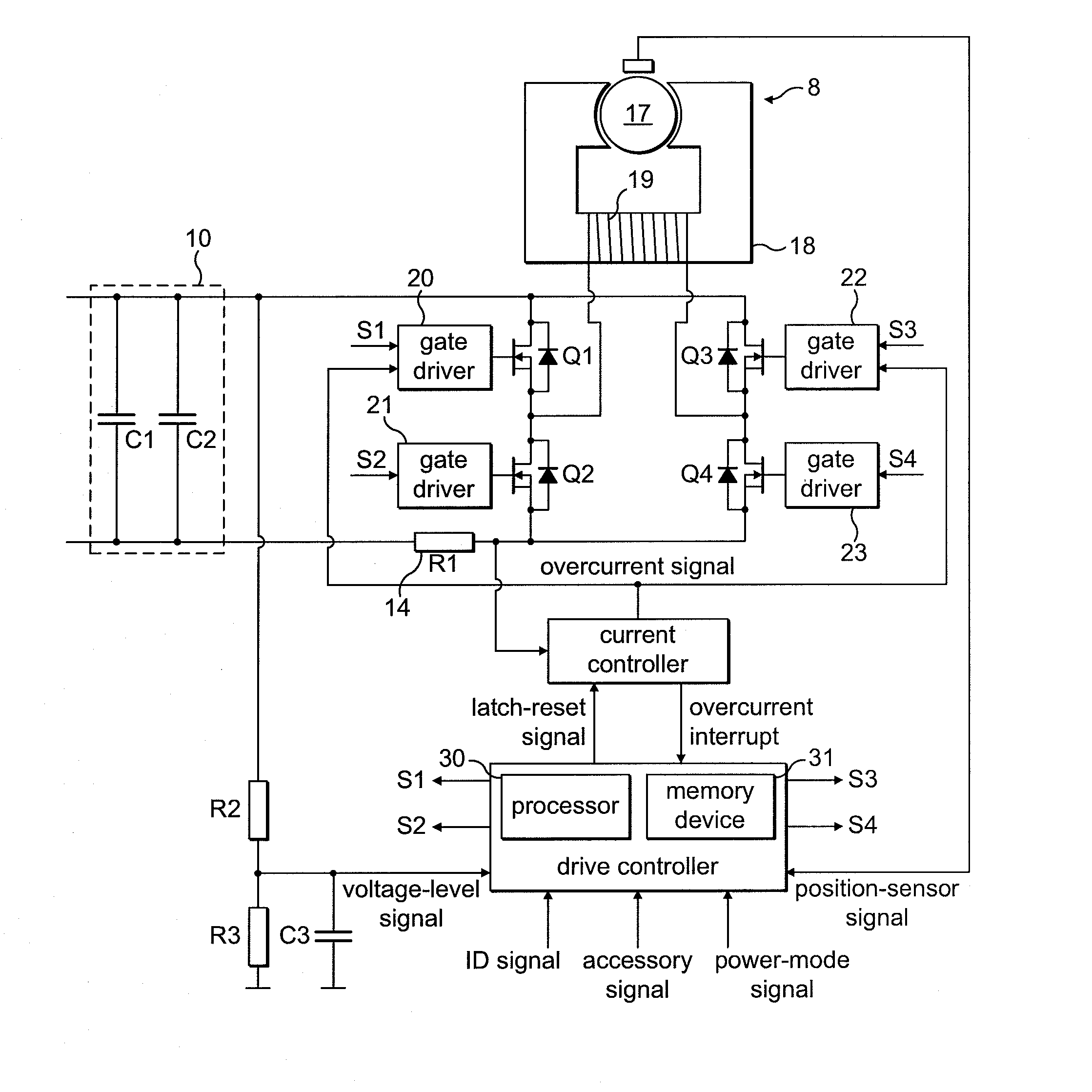 Current controller for an electric machine