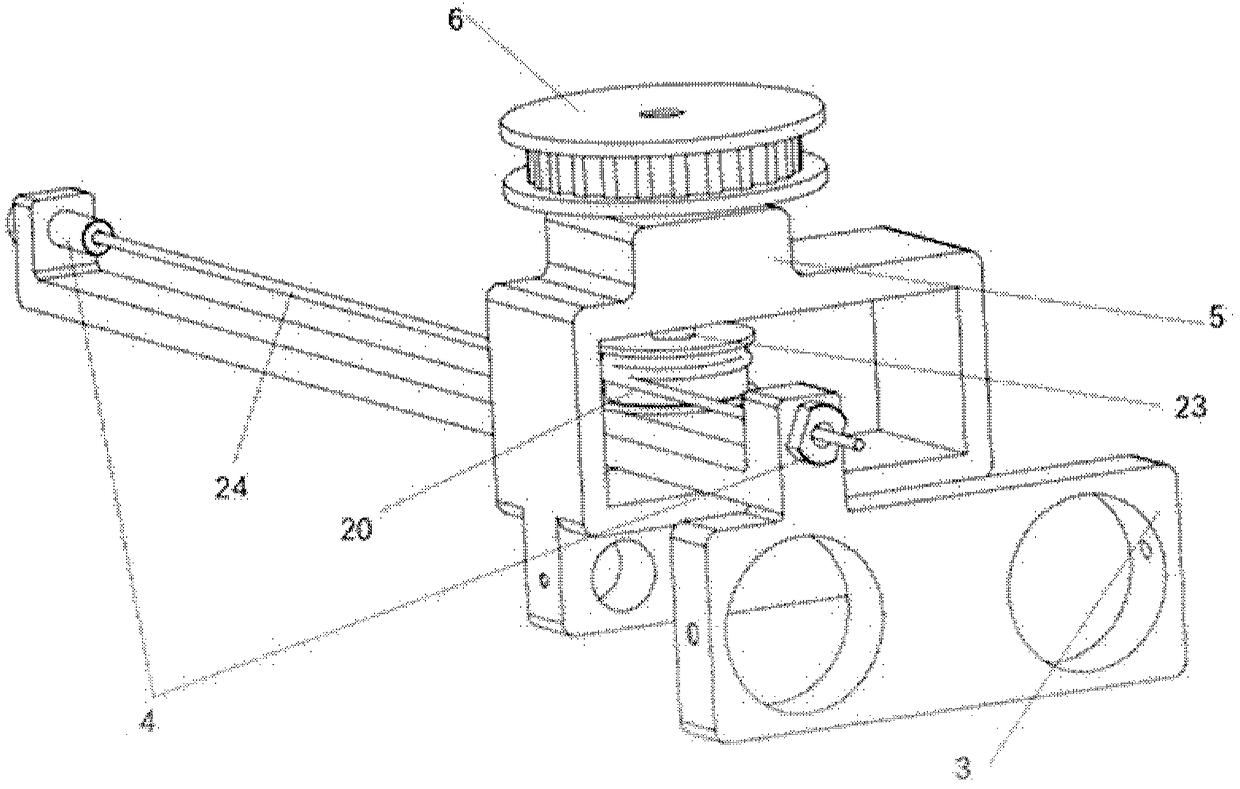 Robot operated flexible ureteroscope anti-bending mechanism