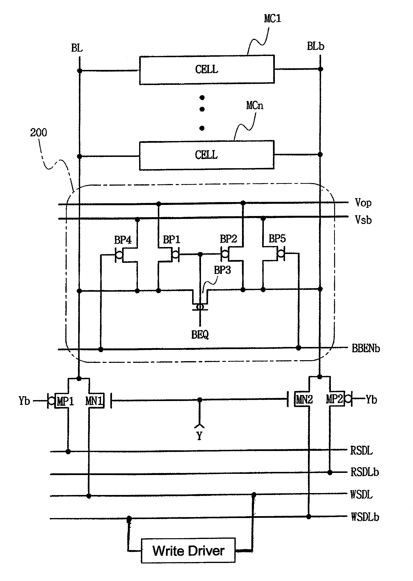 Bit line voltage supply circuit in semiconductor memory device and voltage supplying method therefor