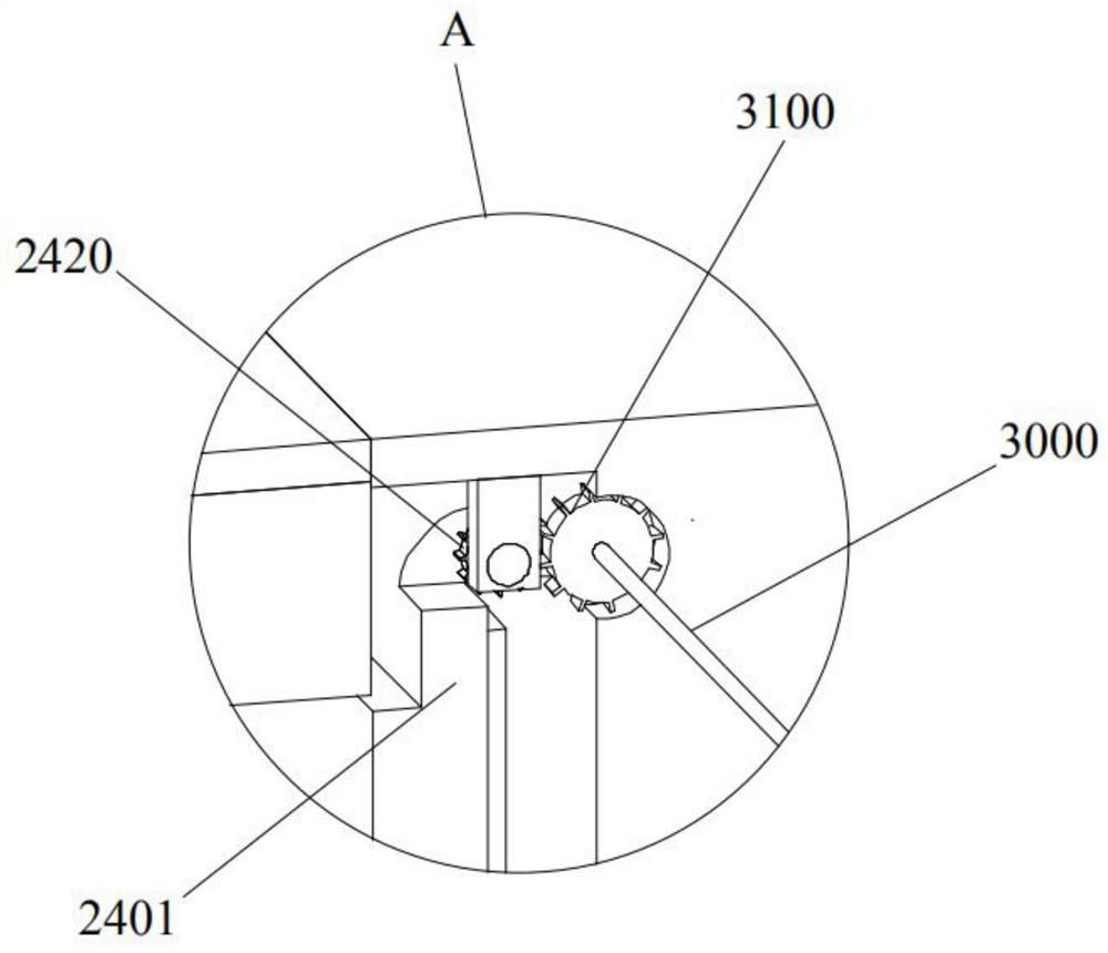 Adjustable four-way vehicle paving track for stable running of forklift