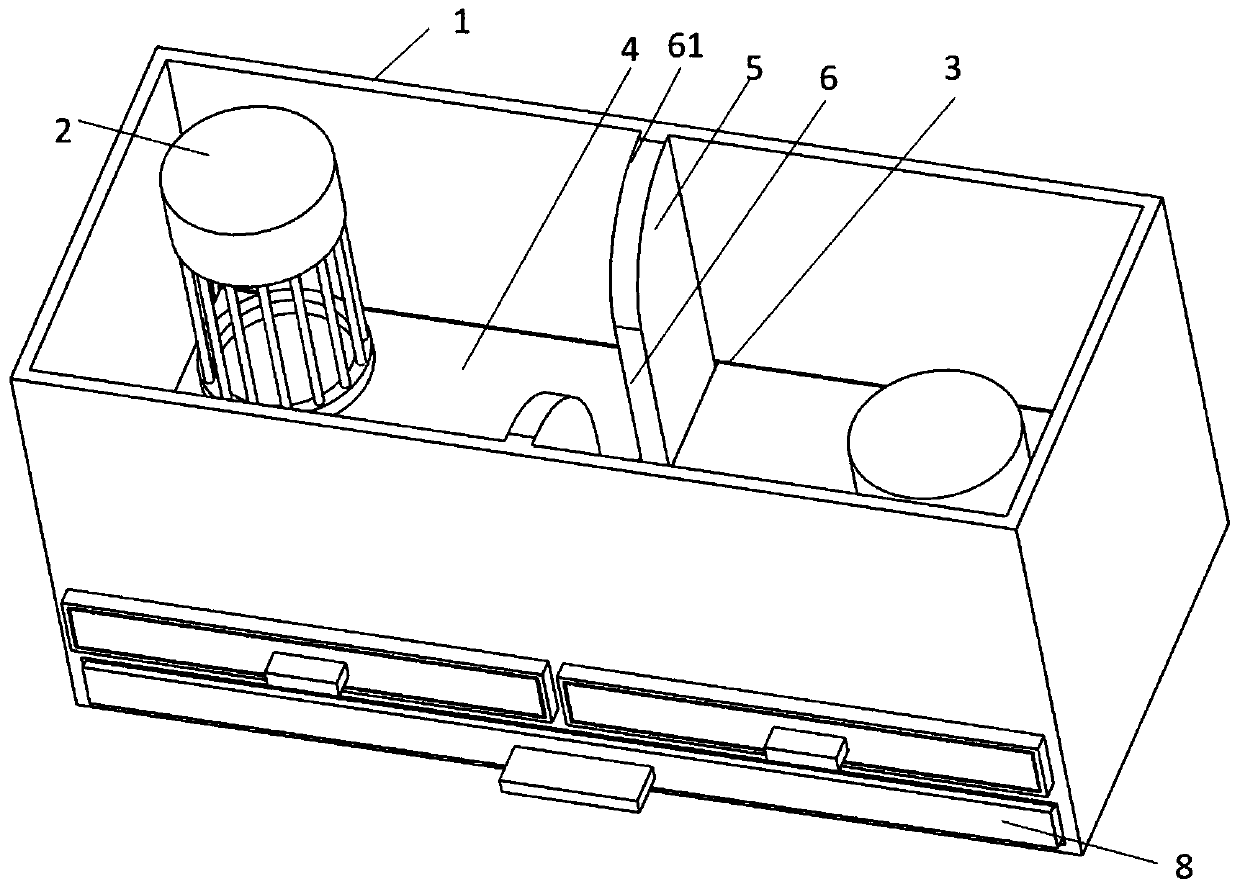 Experimental box for study of social behavior in mice