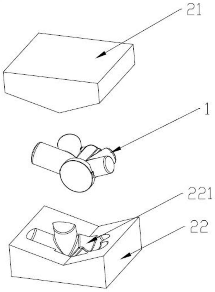 Multi-directional flexible loading integral forming device and method for special-shaped multi-way joints