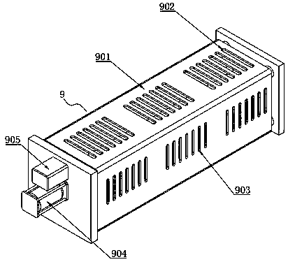 Floating fiber filtering mechanism and warp knitting machine using same