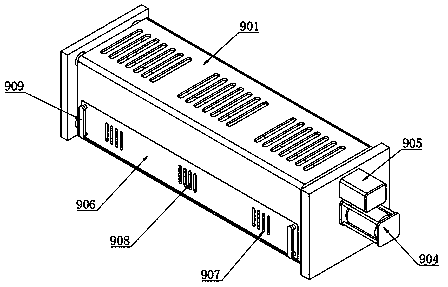 Floating fiber filtering mechanism and warp knitting machine using same