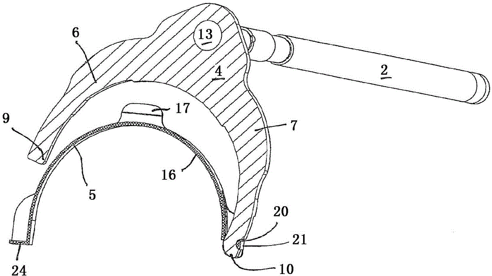 Shift fork and method for producing same