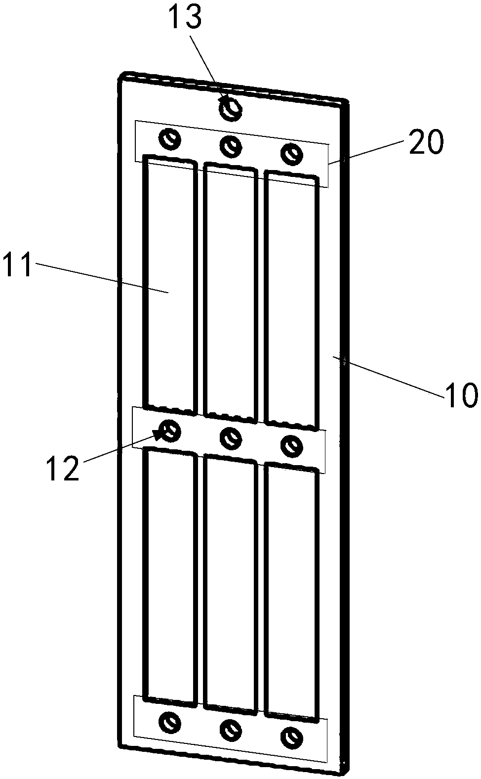 Substrate clamp for film stress test