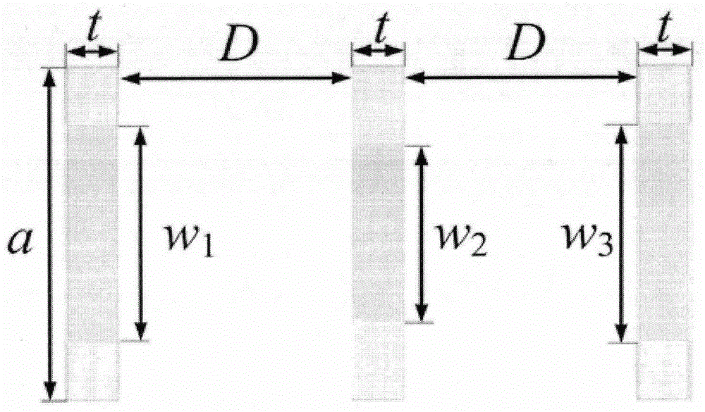 Band stop type frequency selection surface based on low dielectric meta-material