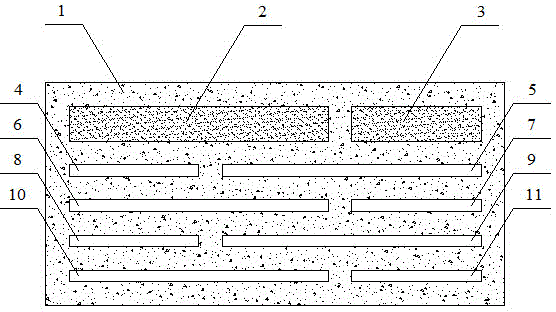 Phase-change-material composite hollow building block