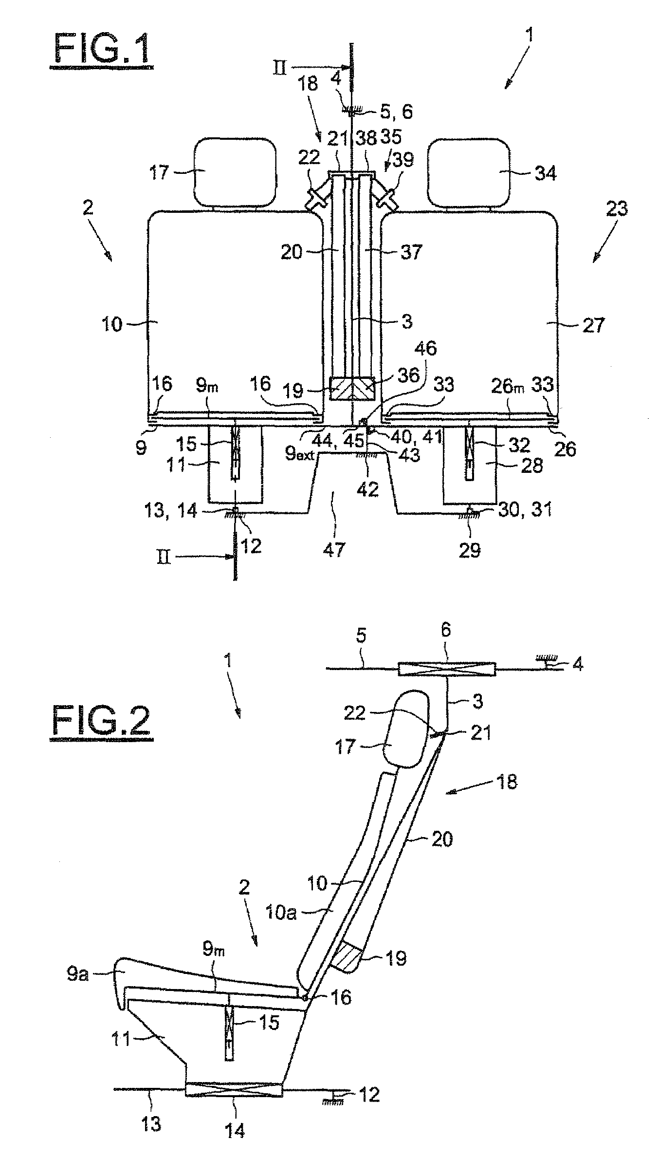 Seat assembly for a motor vehicle