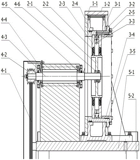 Sealing performance testing machine for sealing ring of bearing