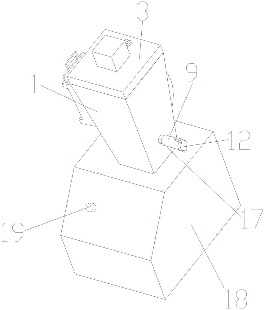 A structure-improved fruit juice machine