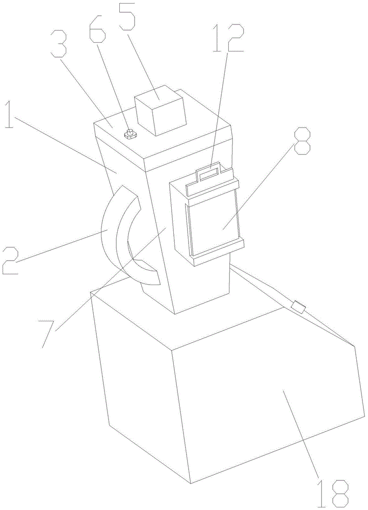 A structure-improved fruit juice machine