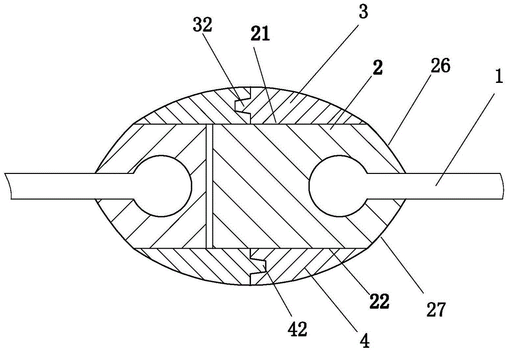 A kind of invisible sealing zipper