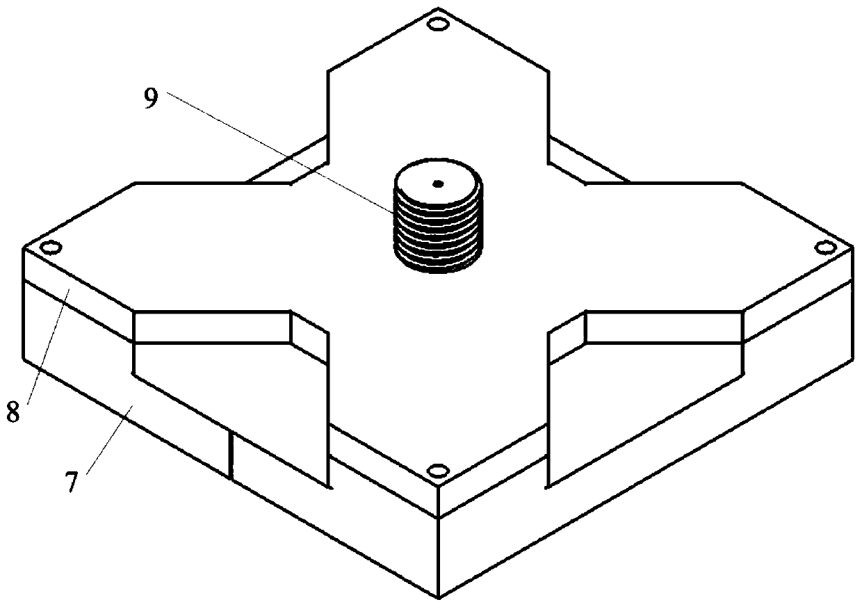 CQFP (Ceramic Quad Flat Package) lead four-side forming and cutting device