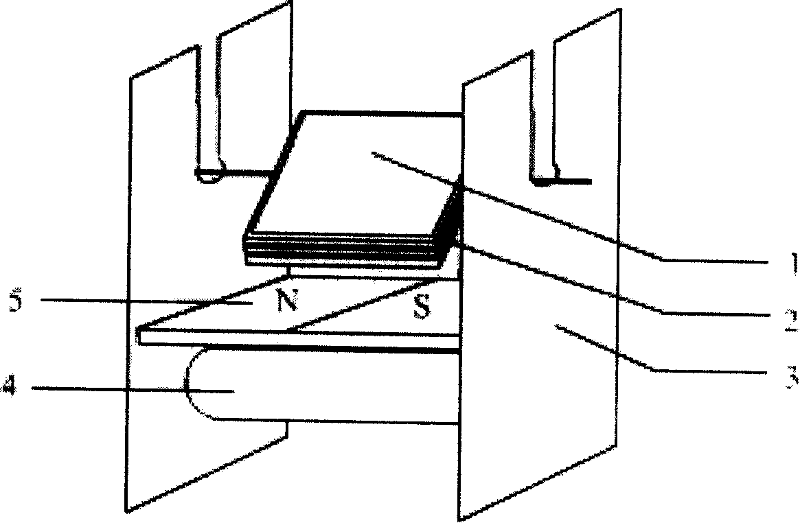 Detachable direct-current motor