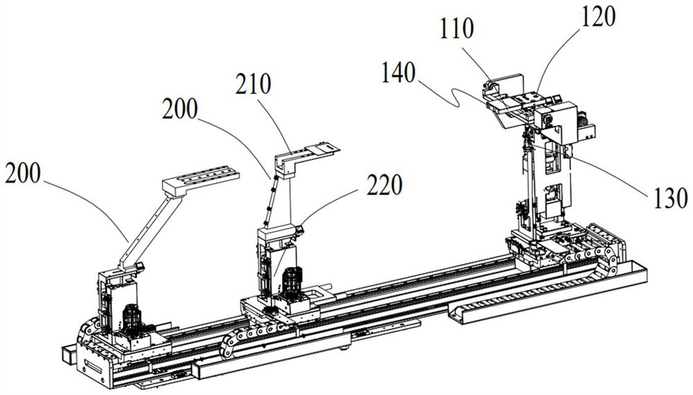 Battery cell packaging mechanism, battery cell packaging logistics line and battery cell turnover and transfer method