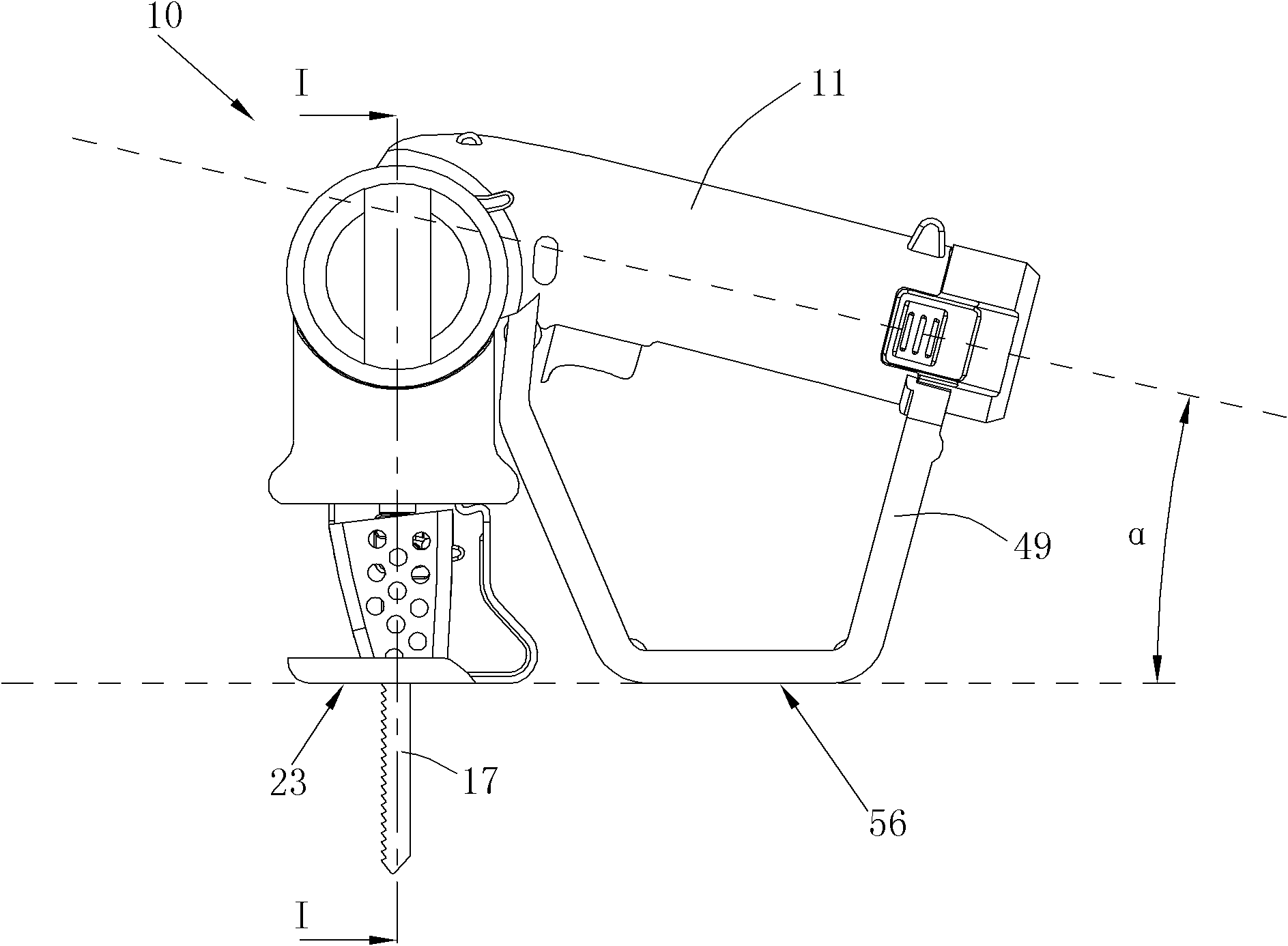 Reciprocating cutting tool