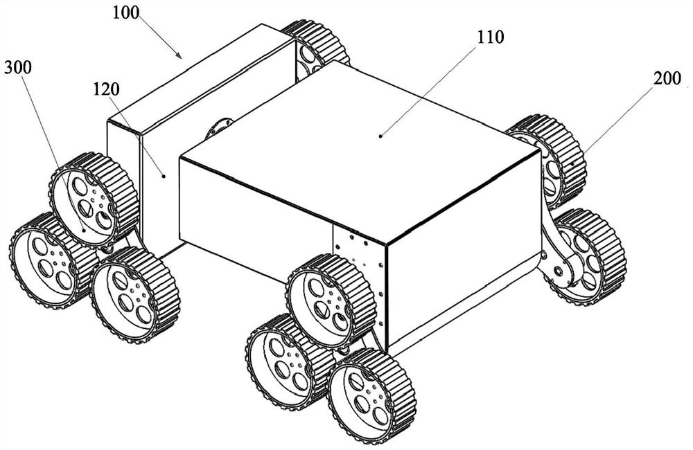 Search and rescue robot suitable for complex terrains