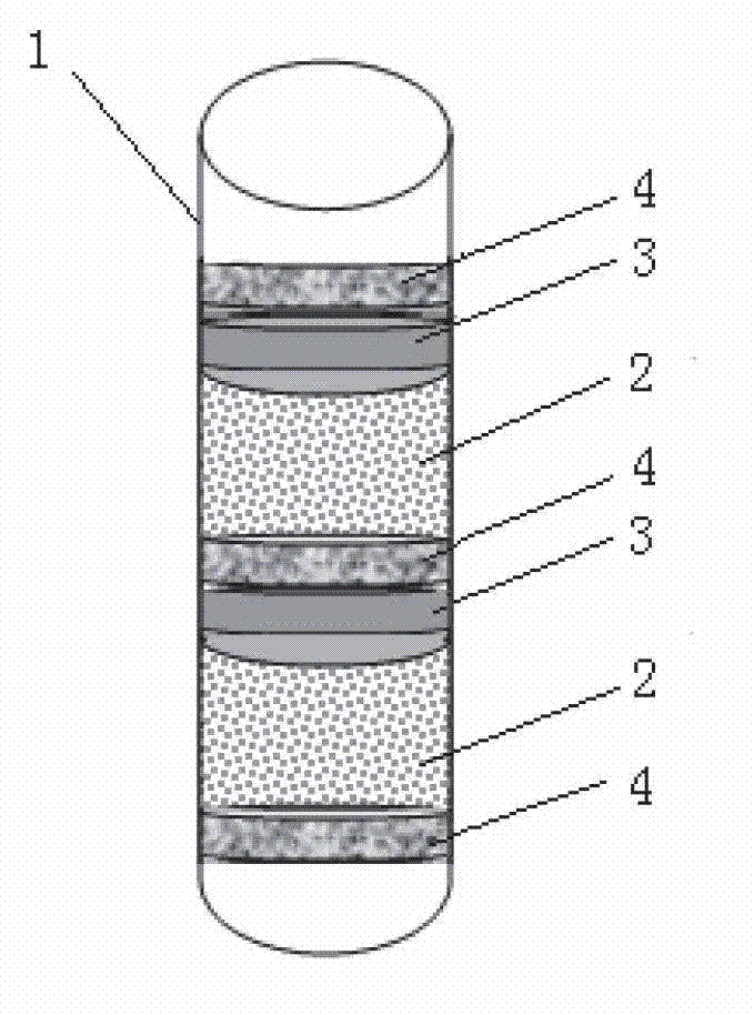 Insoluble polymeric quaternary ammonium salt bactericide, preparation method thereof and sterilization packed bed