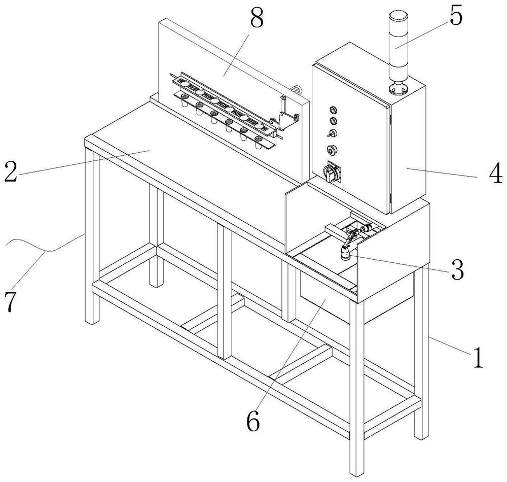 A device for analyzing the composition of polymer chemical materials