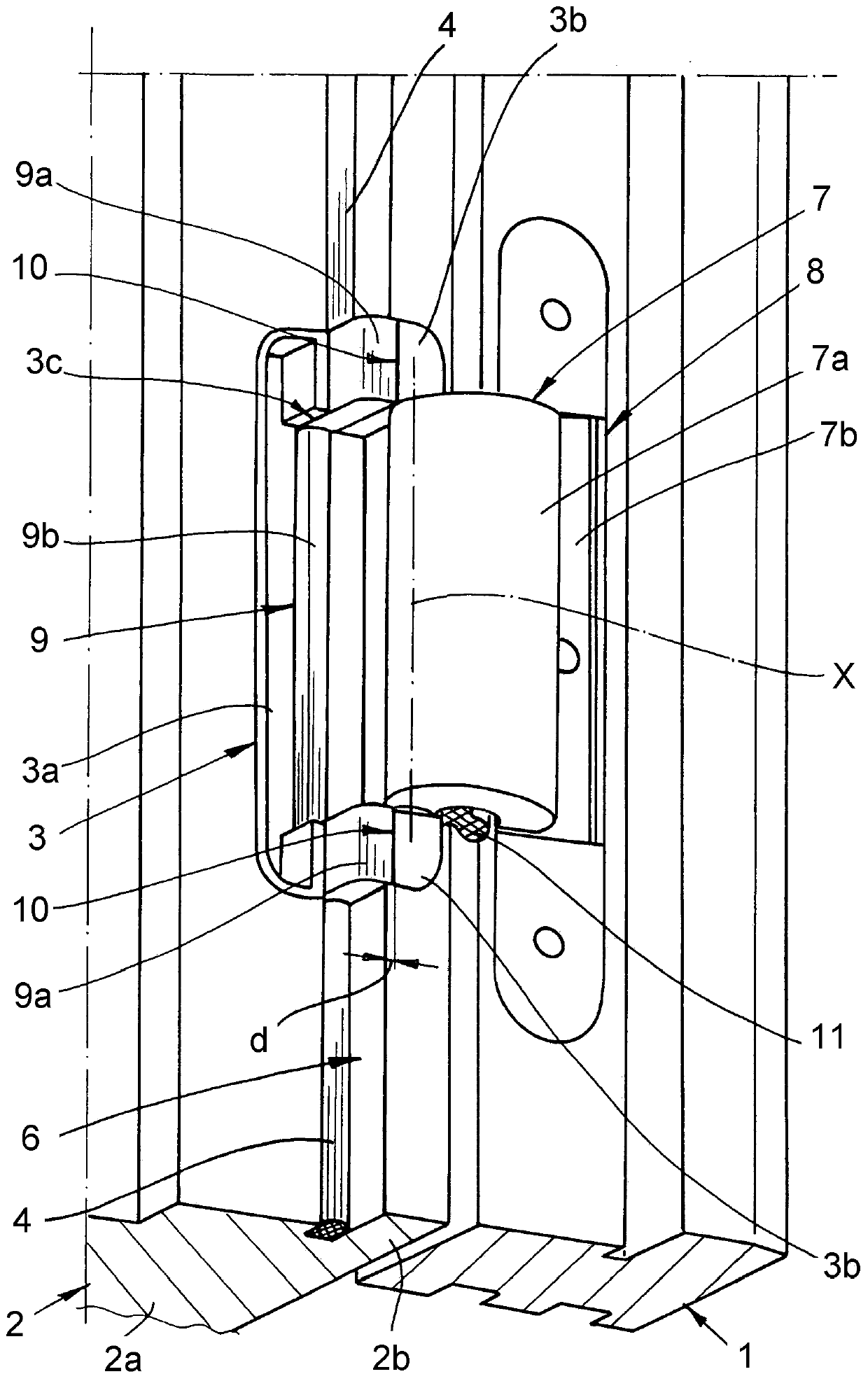 Concealed door hinges and door systems