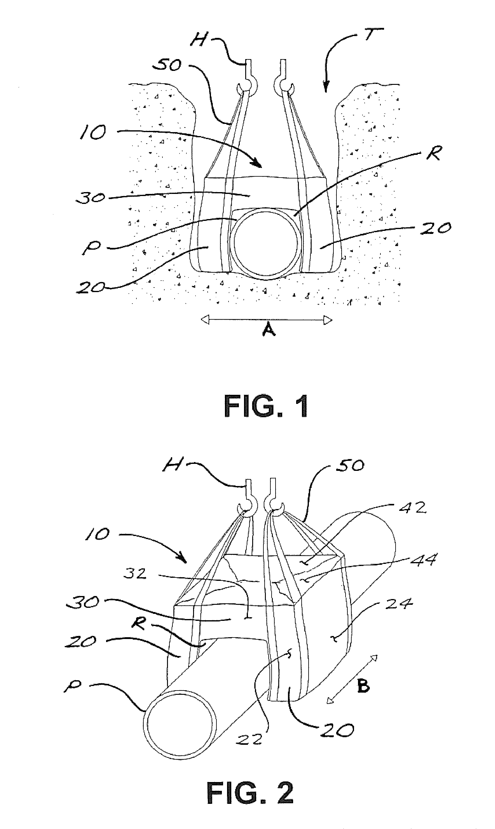 Ballast-filled pipeline weight