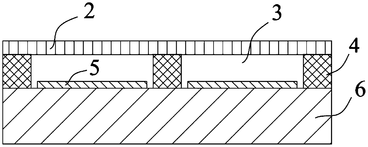 Electrostatic-piezoelectric hybrid drive transceiver integrated cmut, its use method and preparation method