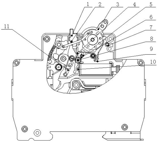 Device of leakage breaker for combining leakage testing with leakage reset button