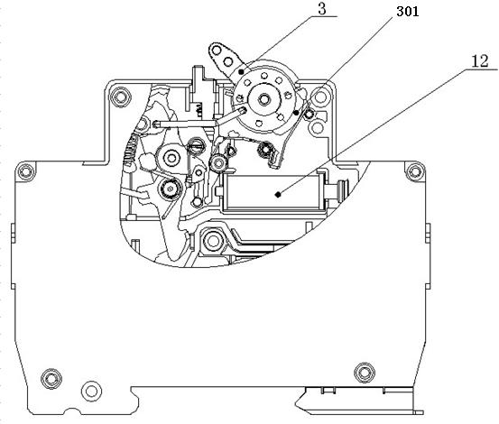 Device of leakage breaker for combining leakage testing with leakage reset button