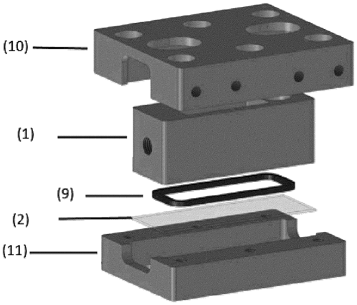 Flow cell for the selective enrichment of target particles or cells