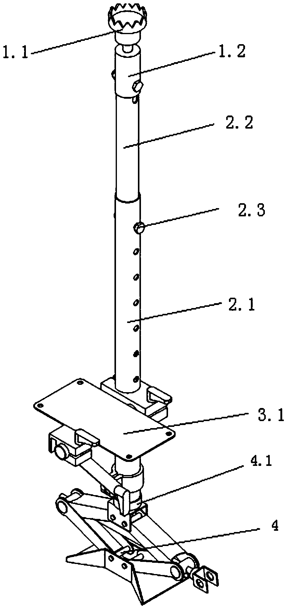 Vehicle handling stability test instrument gyroscope installation clamp