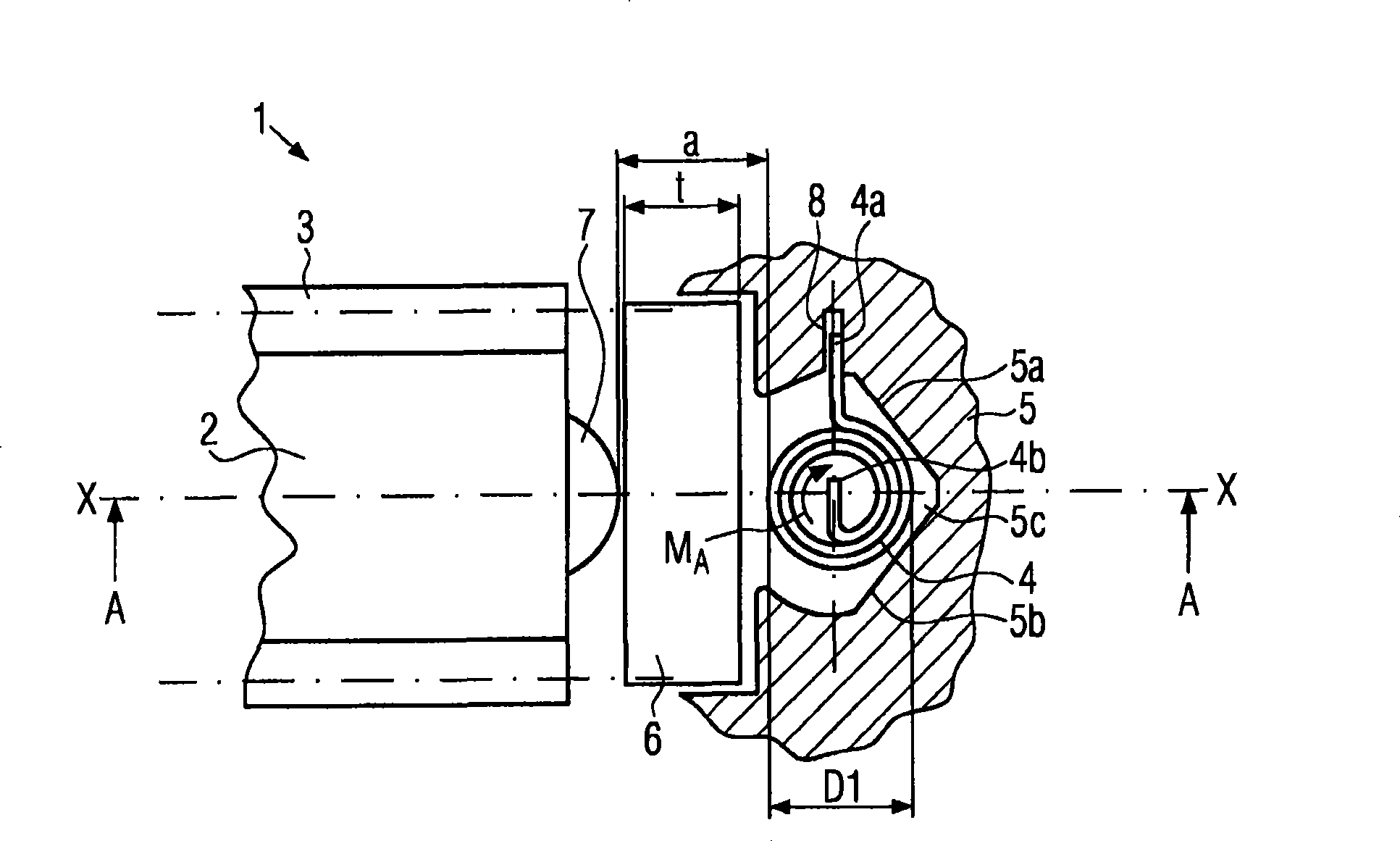 Axial backlash-adjusted transmission drive unit