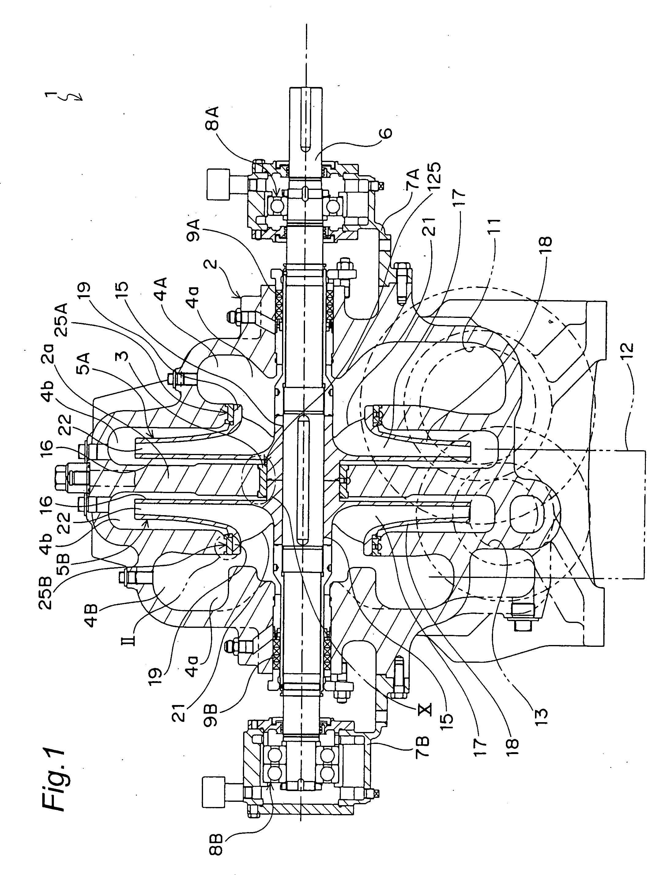 Seal device for a fluid machine