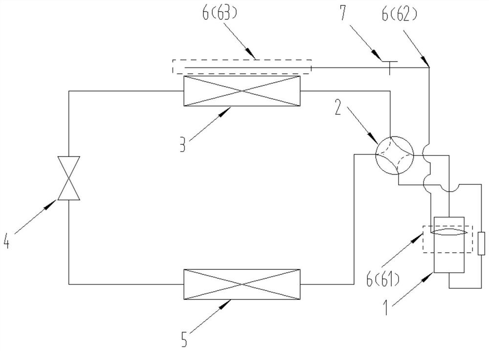 Air conditioner, heat pipe defrosting control method, computer equipment, medium and terminal