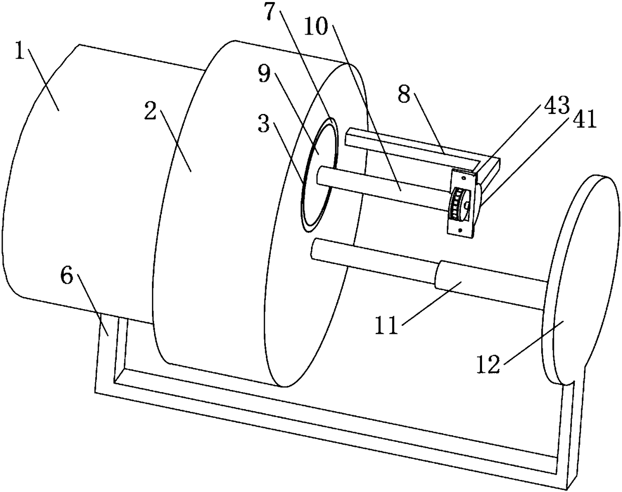 Double-opening seal top cover structure of industrial kiln