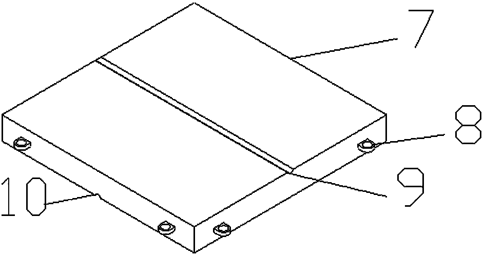 Double-knife hinge support suitable for compression test