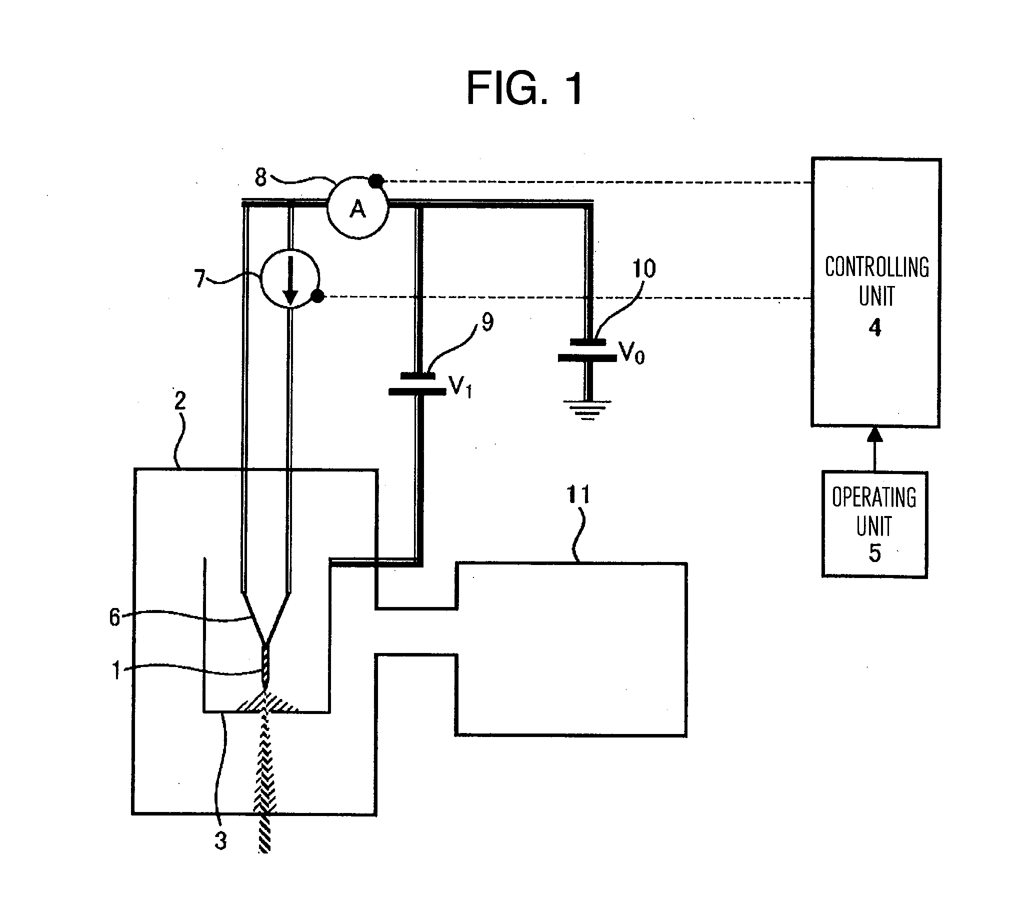 Field-emission electron gun and method for controlling same