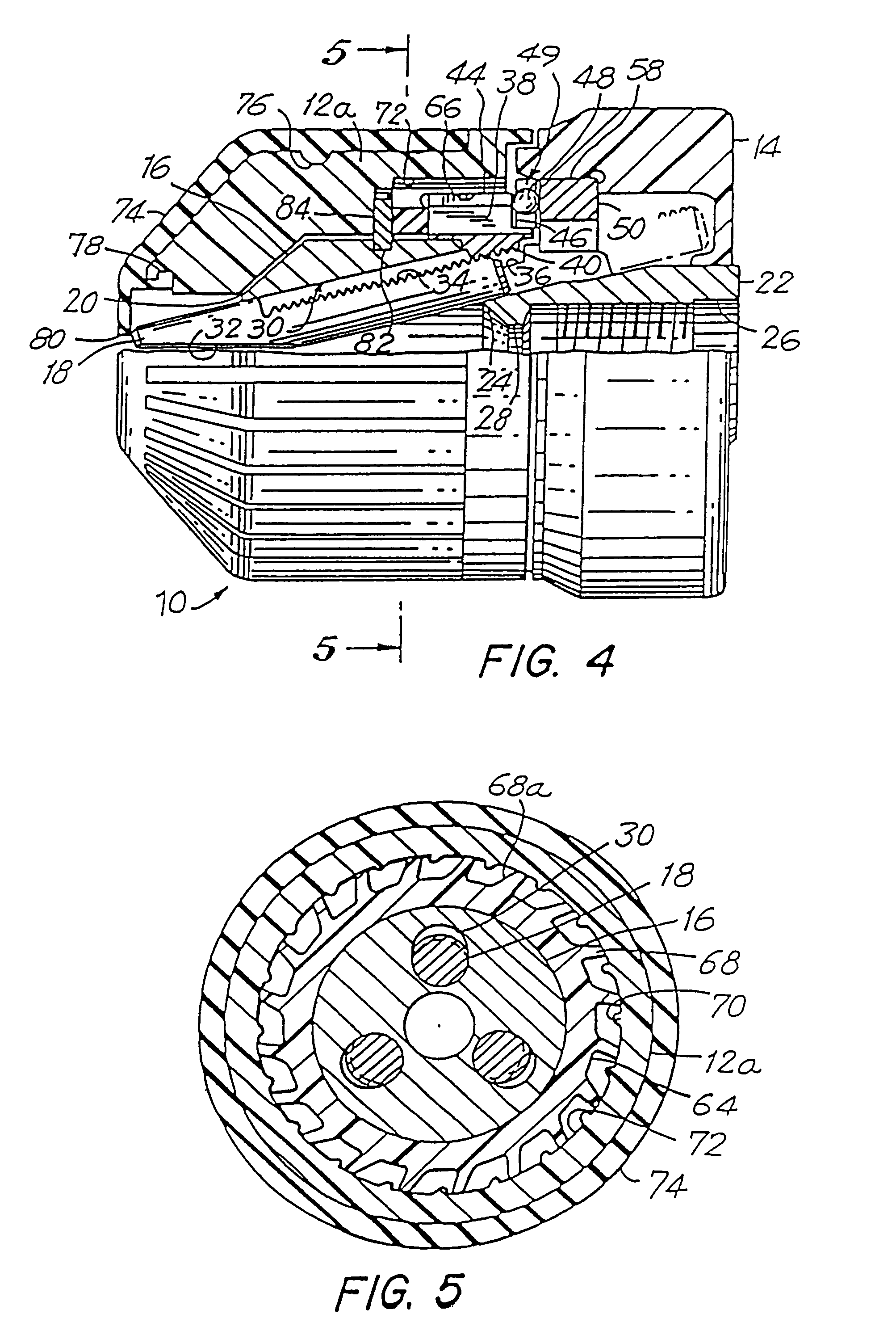 Non-impact keyless chuck