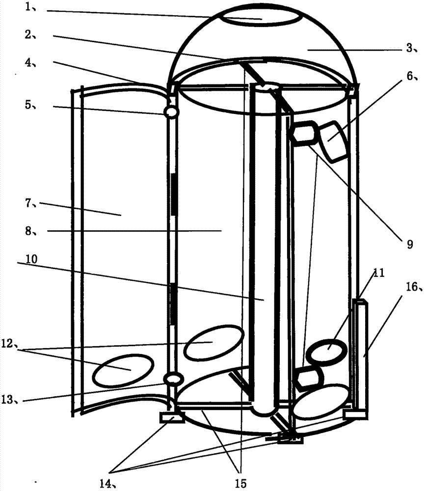 A spiral disc belt type low temperature dryer device