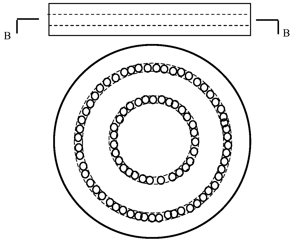 Magnetic field controllable sustained-release magnetic substance thickening liquid flow polishing pad and polishing method