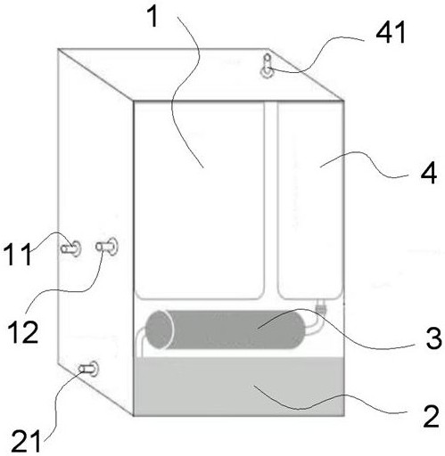 Special water supply device and method for industrial ironing