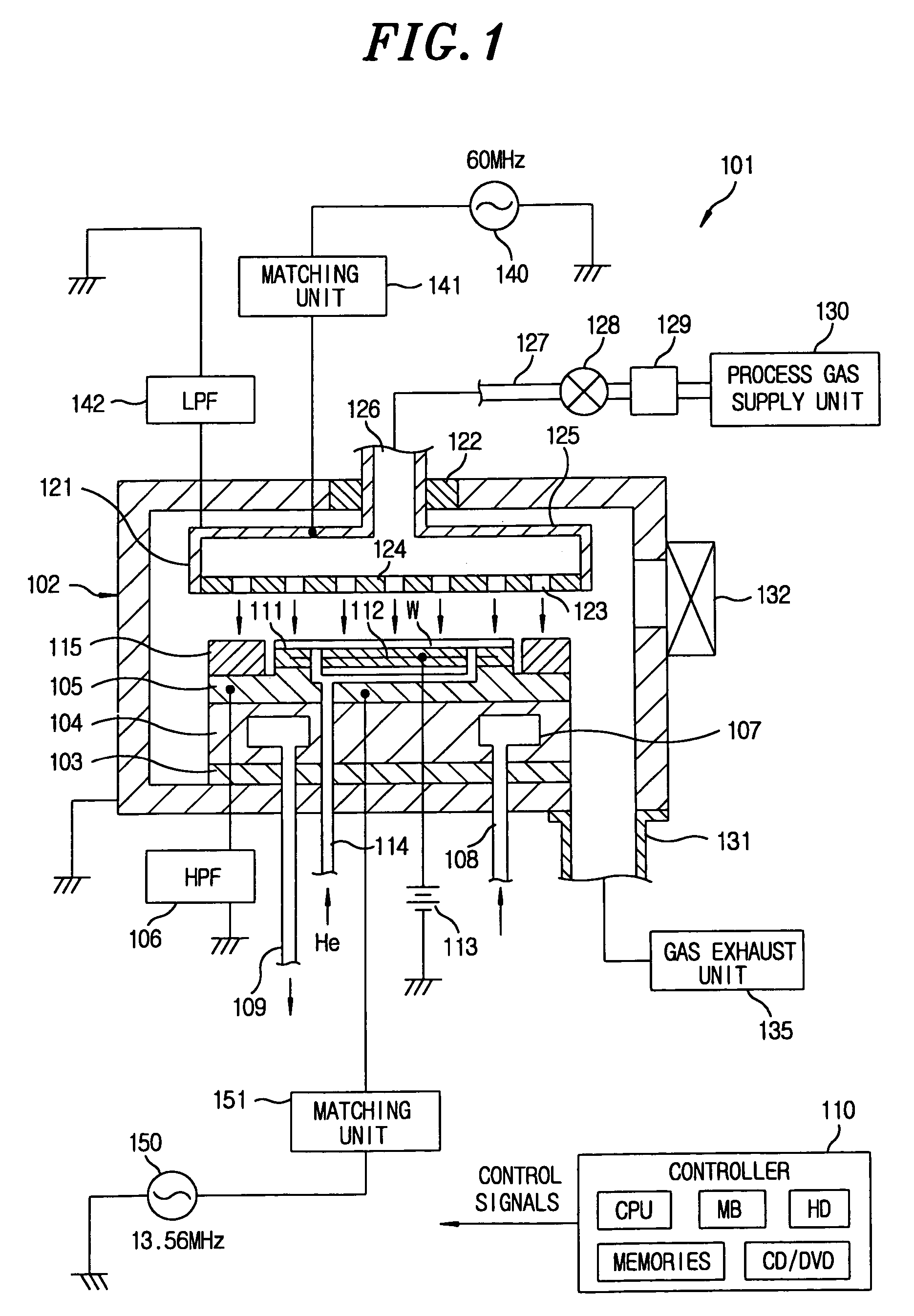 Etching method and computer storage medium storing program for controlling same